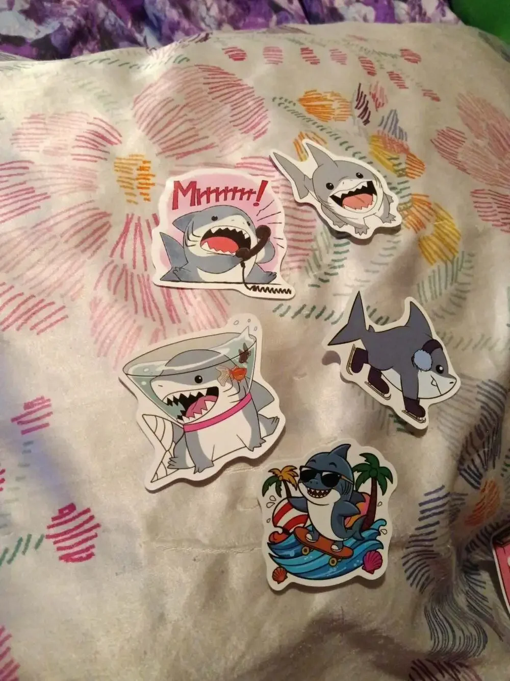 Marvel Rivals Jeff The Land Shark Lot Of 5 Stickers!